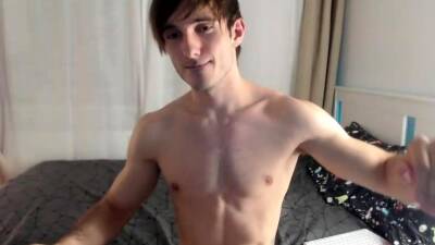 Incredible sexy twink with hard big muscles solo jerking fun - icpvid.com