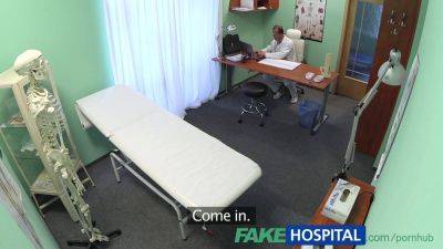 Tattooed blonde gets drilled hard by her fakehospital doctor - sexu.com