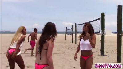 Volleyball Turns Into Hardcore Sex At The Beach - hclips.com