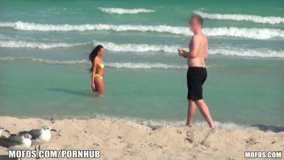 hard on - Watch Rahyndee James & Allie haze get their tight asses drilled hard on the beach - sexu.com
