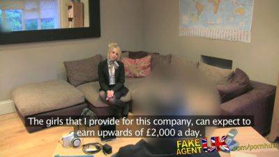 Petite British blonde takes the plunge into hardcore reality porn - sexu.com - Britain