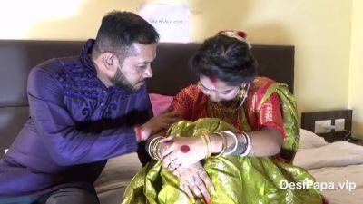 Newly Married Indian Girl Sudipa Hardcore Honeymoon First night sex and creampie - Hindi Audio - txxx.com - India