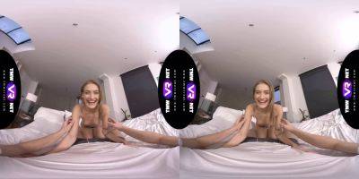 Tiffany Tatum - Tiffany Tatum's petite body bounces on a hard rod in virtual reality - sexu.com
