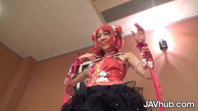 Petite Japanese cosplay girl Rabu Saotome gets nailed hard in HD - sexu.com - Japan