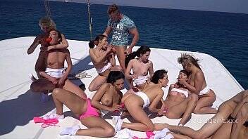 Russian girls hardcore orgy on the boat - xvideos.com